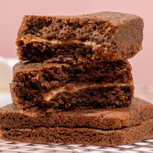 Skinny Milo brownie con arequipe